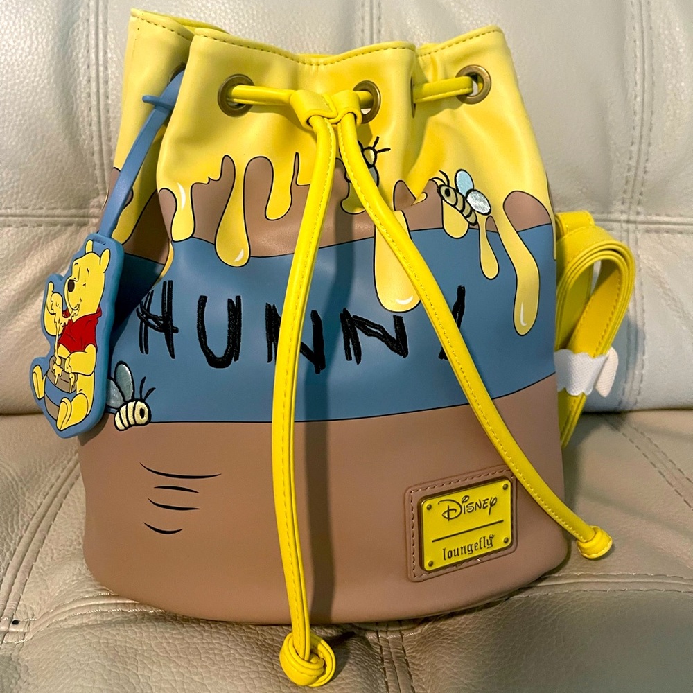 Disney loungefly Whinnie the Pooh 95th anniversary backpack.